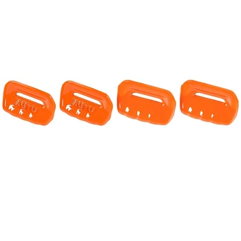 Крышка кнопки переключения стеклоподъемника для Jeep- Wrangler JL (ABS оранжевого цвета)