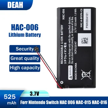 НОВЫЙ HAC-006 3,7 В 525 мАч Литиевая Аккумуляторная Батарея Для Nintendo Switch HAC 006 HAC006 HAC-015 HAC-016 HAC-A-JCL-C0 Контроллер