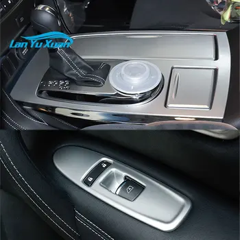 для Nissan Patrol Y62 Гальваническое покрытие ABS внутренняя ручка двери дверная чаша центральное управление модифицированные детали с высокой посадкой