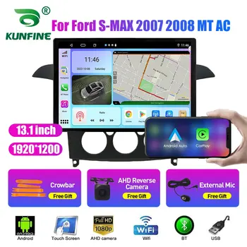 13,1-дюймовый автомобильный радиоприемник для Ford S-MAX 2007 2008 MT AC Автомобильный DVD GPS Навигация Стерео Carplay 2 Din Центральный мультимедийный Android Auto