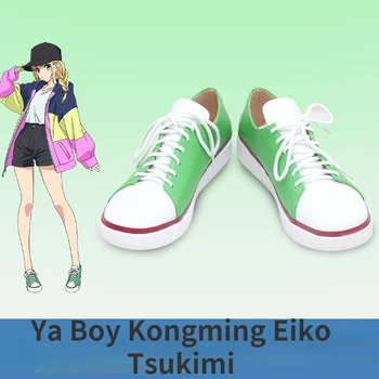 На заказ Ya Boy Kongming Tsukimi Eiko, обувь для косплея, ботинки, аксессуары для костюмов на Хэллоуин, размер 35-48
