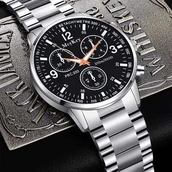 Роскошные деловые часы для мужчин Relogio Masculino Мужские водонепроницаемые часы наручные часы из нержавеющей стали Reloj Hombre Часы Мужские