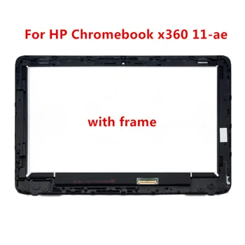 Сенсорный ЖК-экран в сборе с рамкой для HP Chromebook x360 11-ae 11-ae000 11-ae040nr 11-ae020nr 2MW53UA#ABA