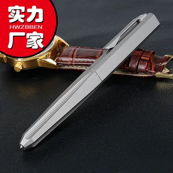 Портативная тактическая ручка из титанового сплава для самообороны с ручкой для разбивания стекла из вольфрамовой стали