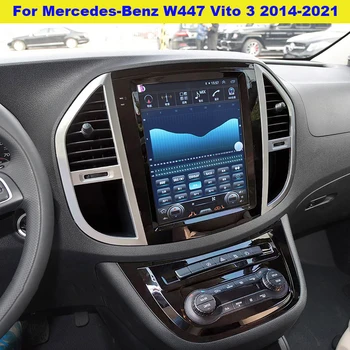 128 Г Android12 Автомагнитола Для Benz Vito W447 2014-2021 Авто Головное Устройство Android Авто Автомобильный Мультимедийный Плеер GPS Навигация Головное Устройство