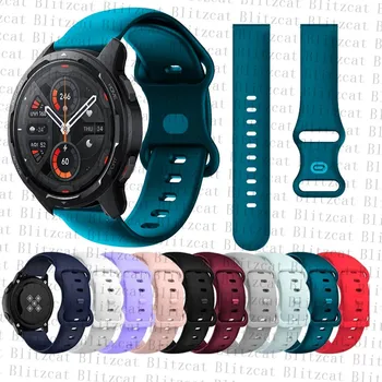 Для Xiaomi MI Watch S1 Active / Watch Color 2 Ремешок для часов 22 мм Спортивный ремешок MI watch Силиконовый браслет Сменные аксессуары