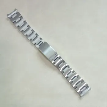 18 мм 19 мм 20 мм Oyster Часы-браслет из нержавеющей стали, ремешки с изогнутым концом для часов Rolex DateJust Explorer