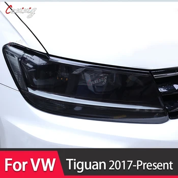 Защитная Пленка Для Автомобильных Фар, Прозрачная Черная Наклейка Из ТПУ Для Volkswagen VW Tiguan 5N MK2 2017-По Настоящее Время Аксессуары