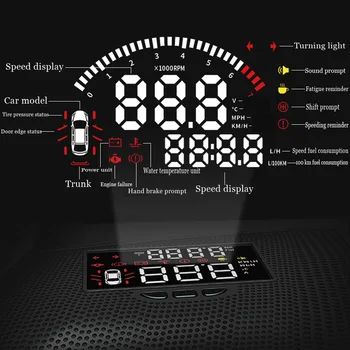 для HUD Toyota Land Cruiser 2010-2015, система отображения HUD на голове, многофункциональный специальный автомобиль специального назначения