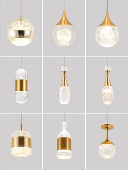 медные рождественские шары подвесные турецкие лампы промышленный стеклянный геометрический подвесной светильник прозрачный шнур лампы стеклянный коробчатый светильник