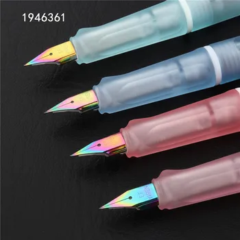 Новый список, модная Высококачественная 411 Прозрачных цветов, Офисная Авторучка, канцелярские принадлежности для студентов, чернильная ручка