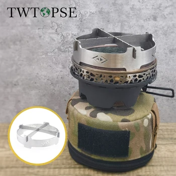 Ветровое стекло TWTOPSE для печей KOVEA ALPINE MASTER С коробкой, Титановая опора для печей для кемпинга на открытом воздухе, Ветрозащитное кольцо