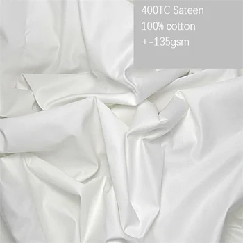 Ткань для гостиничного текстиля Deeda 400TC хлопчатобумажная однотонная сатиновая ткань для гостиничных простыней