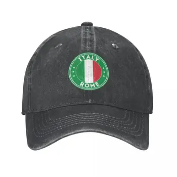 Рим, бейсболка с национальным флагом Италии, солнцезащитная шляпа для детей, кепки, женская пляжная шляпа, мужская