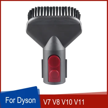 Круглая головка щетки с жесткой щетиной для пылесоса Dyson V7 V8 V10 V11 Absolute Запчасти и Аксессуары для всасывающей насадки Инструменты