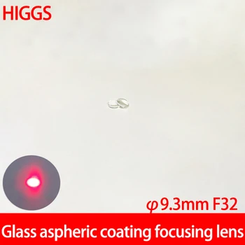Высококачественные линзы из асферического стекла диаметром 9,3 мм FL 32 мм с лазерной фокусировкой, часть лазерного модуля с AR-покрытием, Настраиваемая