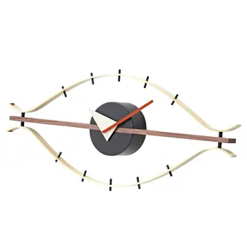Настенные часы Металлические креативные часы с глазом скандинавские деревянные настенные часы Домашний декор гостиная Duvar Saati Идеи подарков SC568