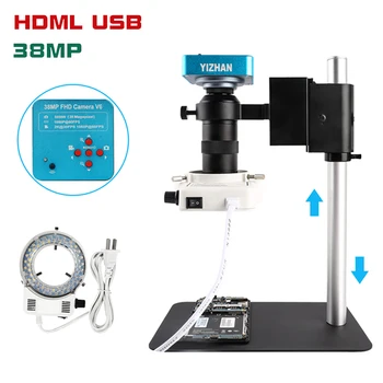 HDMI 3860 Цифровой микроскоп Камера USB Портативный Электронный микроскоп для пайки + 130-кратная Увеличительная лупа для ремонта мобильных телефонов