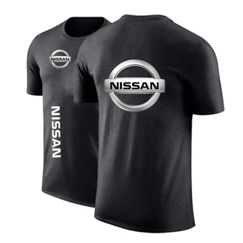 Изготовленные на заказ однотонные футболки с принтом Harajuku от NISSAN 2022 года, удобные повседневные летние футболки с коротким рукавом