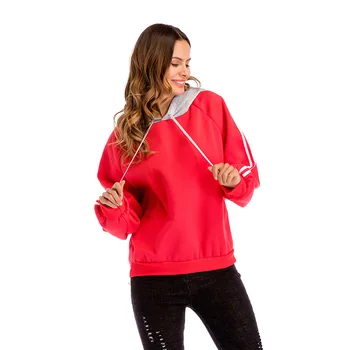 Женский повседневный многоцветный свитер свободного кроя в тон с длинными рукавами 5691 г.