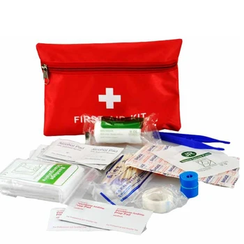 Аптечки первой помощи Портативные дорожные сумки для выживания на открытом воздухе при стихийных бедствиях Большой емкости для хранения медицинских принадлежностей дома/ автомобиля