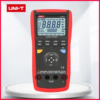 UNI-T UT611 UT612 LCR Цифровой Мостовой Измеритель емкости Мультиметр Сопротивления и Индуктивности Прибор Для проверки частоты ЖК-дисплея