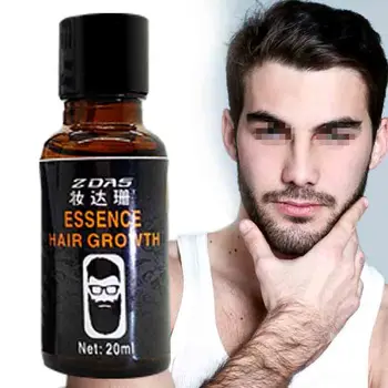 Средство от выпадения волос Новое оригинальное мужское масло для роста бороды, сыворотка-стимулятор роста усов, 100% натуральная эссенция-ускоритель роста бровей, 20 мл