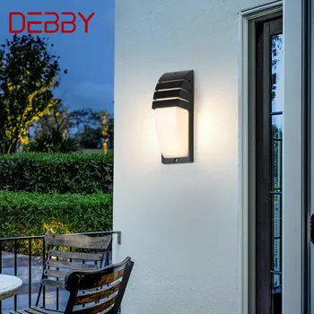 DEBBY Modern Smart Sconce Light, современный простой IP65 Водонепроницаемый индукционный настенный светильник для внутреннего прохода и внутреннего двора