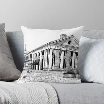 Бостонский рынок Квинси Маркет-Декоративная подушка с рисунком для дивана, наволочка для дивана