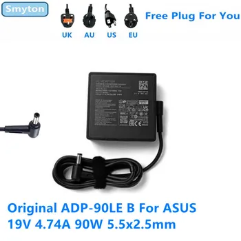 Оригинальное зарядное устройство с адаптером переменного тока для ноутбука ASUS 19V 4.74A мощностью 90 Вт ADP-90LE B
