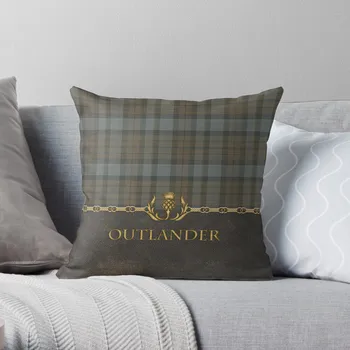 Кожа и шотландка - Outlander II, наволочки для подушек, чехлы для подушек для гостиной