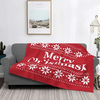 Веселые Рождественские одеяла, флисовое украшение, портативное ультрамягкое одеяло для дома, автомобильное плюшевое тонкое одеяло
