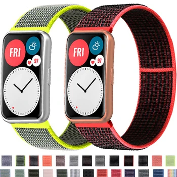 Ремешок с нейлоновой петлей для смарт-браслета Huawei Watch FIT, ремешок для часов, спортивный ремень, ремешки для браслетов для Huawei Fit 2023, аксессуар Correa