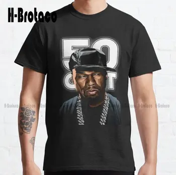 Новая классическая футболка 50 Cent, Мужские Большие И Высокие Женские Футболки Оверсайз, Хлопковые Уличные Простые Повседневные футболки Vintag Xs-5Xl