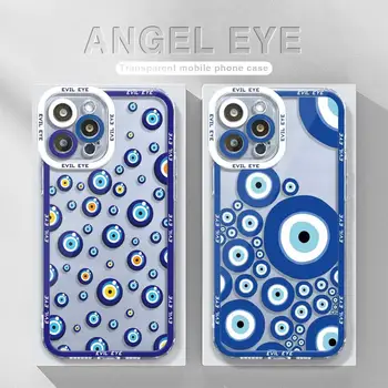 Прозрачный чехол Angel Eye Для Samsung Galaxy S22 S21 S20 S10 FE Ultra Note 10 Lite Plus A10 A10s A50 A30 A20s Чехол Devil Eyes
