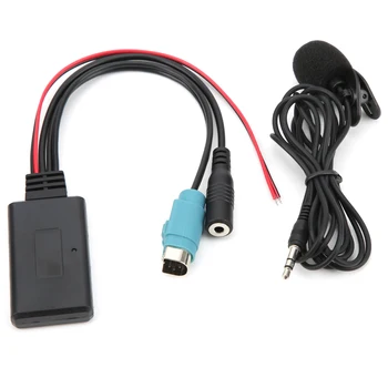 Адаптер AUX Портативный 5.0 кабель AUX с микрофоном для автомобиля