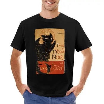 Футболка La Furie Nocturne, изготовленная на заказ, футболка с животным принтом для мальчиков, футболки, летняя одежда, мужская футболка