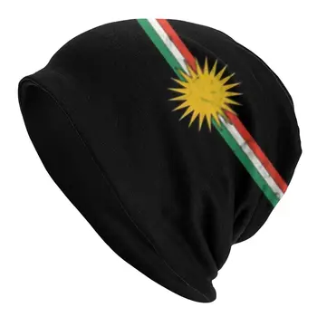 Курдистан, Шапочки с флагом Курдистана, Шапки для мужчин, женщин, Унисекс, Хип-Хоп, Зимняя теплая Вязаная шапка, шапки-капоты для взрослых