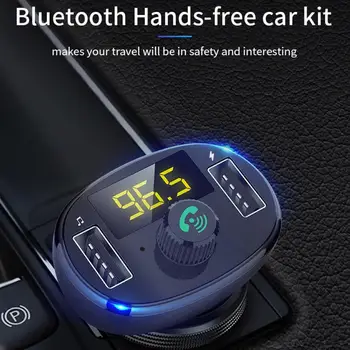 BT23 Беспроводной Bluetooth громкой связи Автомобильный FM-передатчик MP3-плеер Двойное USB-зарядное устройство Автомобильные Электрические Аксессуары