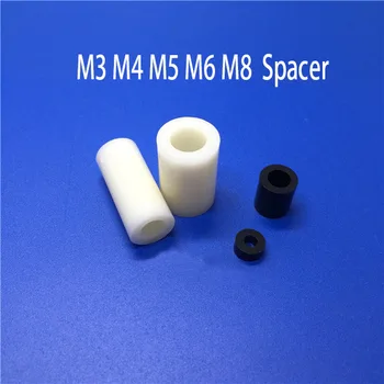 Прокладка ABS 7-4X2 M4 пластиковая колонна с полым цилиндром, регулировка высоты печатной платы, проходная пластиковая шайба для изоляции колонны
