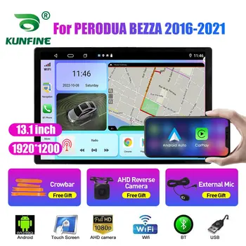 13,1-дюймовый Автомобильный Радиоприемник Для PERODUA BEZZA 2016 2017-2021 Автомобильный DVD GPS Навигация Стерео Carplay 2 Din Центральный Мультимедийный Android Auto