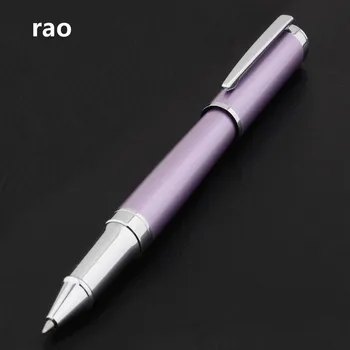 Высококачественная 05 Фиолетовая деловая офисная ручка-роллер со средним кончиком Новые канцелярские принадлежности для школьников Шариковые ручки