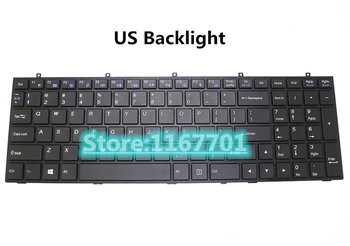 Новый оригинальный ноутбук/Тетрадь US EU JP Клавиатура с подсветкой для GIGABYTE P55 P55K P55W v7 V6 V4 V5