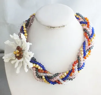 классика 2019 # ожерелье с кристаллами ручной работы и украшение в виде белой раковины! 20