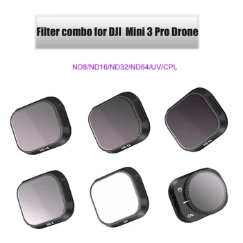 Объектив камеры для DJI Mini 3 Pro Filter Combo Drone Gimbal Защитная пленка ND CPL стекло Аксессуары для дрона Dji Mini 3