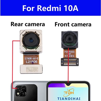 Оригинальный Гибкий кабель передней камеры заднего вида для Xiaomi Redmi 10A для фронтального селфи, обращенного к задней основной большой широкой камере, Замена деталей