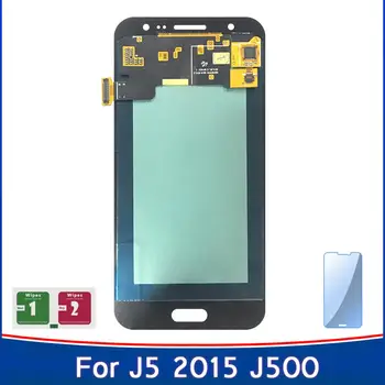 ОРИГИНАЛЬНЫЙ Super AMOLED Для Samsung Galaxy J5 2015 J500 J500G J500Y J500M J500H ЖК-Дисплей с Сенсорным Экраном и Дигитайзером в сборе