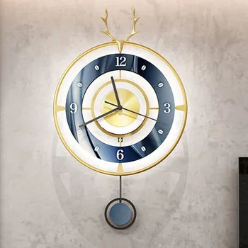 Креативный Настенный декор Часы Современный дизайн кухни Новый Декор Настенные Часы Современный дизайн Relogio Parede Корейский Декор комнаты