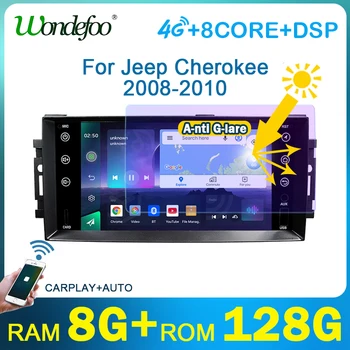 Автомобильное радио 2 din Android 11 стерео с экраном для JEEP WRANGLER COMMANDER COMPASS GRAND CHEROKEE/CHRYSLER/DODGE с Carplay GPS