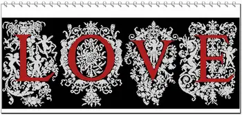 Сад любви 99-43 Набор для рукоделия своими руками, набор для вышивания крестиком, наборы для вышивания Крестиком, Набор для вышивания